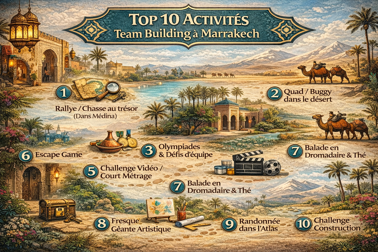 TEAM BUILDING A MARRAKECH